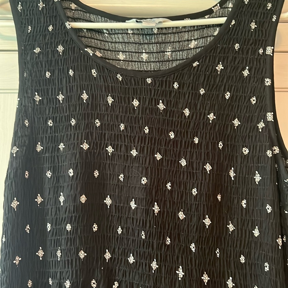 Cute like new black sun dress size xl